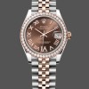 Replica Rolex Datejust 278381RBR 0006 Chocolate Dial 31mm Damen Uhr Schweizer Präzision