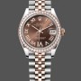 Replica Rolex Datejust 278381RBR 0006 Chocolate Dial 31mm Damen Uhr