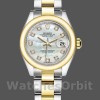 Replica Rolex Datejust 279163 Mother of Pearl Diamond Dial Domed Bezel 28mm Lady Replica Uhr Stilvolles Accessoire