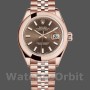 Replica Rolex Datejust 279165 Chocolate Brown Dial Domed Bezel 28mm Lady Replica Uhr