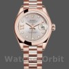 Replica Rolex Datejust 279165 Sundust Diamonds Dial Domed Bezel 28mm Lady Replica Uhr Zarte Verarbeitung