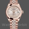 Replica Rolex Datejust 279165 Sundust Index Dial Domed Bezel 28mm Lady Replica Uhr Stilvolles Accessoire
