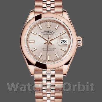 Replica Rolex Datejust 279165 Sundust Index Dial Domed Bezel 28mm Lady Replica Uhr