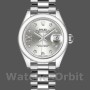 Replica Rolex Datejust 279166 Silber Zifferblatt Diamant Domed Lünette 28mm Lady Replica Uhr