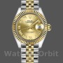 Replica Rolex Datejust 279173 Champagne Roman Numeral Dial Fluted Bezel 28mm Lady Replica Uhr