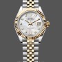Replica Rolex Datejust 279173 Mother Of Pearl Diamond Dial Fluted Bezel 28mm Lady Replica Uhr