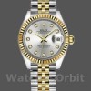 Replica Rolex Datejust 279173 Silber Diamant Zifferblatt geriffelte Lünette 28mm Lady Replica Uhr Schweizer Präzision