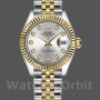 Replica Rolex Datejust 279173 Silber Diamant Zifferblatt geriffelte Lünette 28mm Lady Replica Uhr