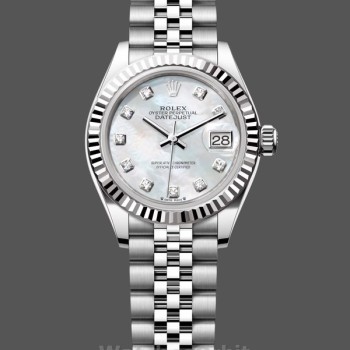 Replica Rolex Datejust 279174 Edelstahl Mother Of Pearl Diamond Dial 28mm Lady Replica Uhr