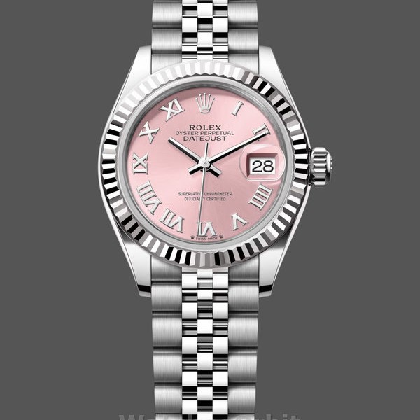 Replica Rolex Datejust 279174 Edelstahl Pinkes Römisches Zifferblatt 28mm Lady Replica Uhr Perfekte Damen Uhr
