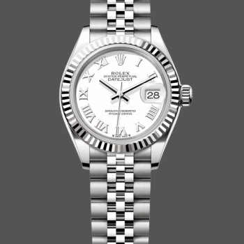 Replica Rolex Datejust 279174 Edelstahl Silber Römische Ziffern Zifferblatt 28mm Lady Replica Uhr