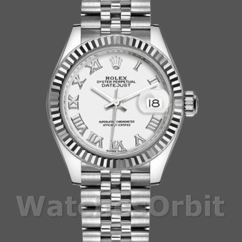 Replica Rolex Datejust 279174 Edelstahl Weißes römisches Zifferblatt 28mm Lady Replica Uhr