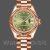 Replica Rolex Datejust 279175 Olive Green Diamonds Dial Fluted Bezel 28mm Lady Replica Uhr Elegante Materialien