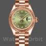 Replica Rolex Datejust 279175 Olive Green Diamonds Dial Fluted Bezel 28mm Lady Replica Uhr