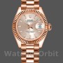 Replica Rolex Datejust 279175 Sundust Index Dial Fluted Bezel 28mm Lady Replica Uhr