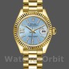 Replica Rolex Datejust 279178 Cornflower Blue Dial Fluted Bezel 28mm Lady Replica Uhr Elegantes Design