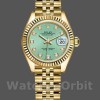 Replica Rolex Datejust 279178 Mint Green Diamond Dial Yellow Gold 28mm Lady Replica Uhr Schweizer Präzision