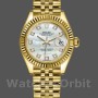 Replica Rolex Datejust 279178 MOP Diamond Dial Yellow Gold 28mm Lady Replica Uhr