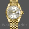 Replica Rolex Datejust 279178 Silber Zifferblatt Diamant Gelbgold 28mm Lady Replica Uhr Luxuriöse Optik