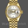Replica Rolex Datejust 279178 Silber Zifferblatt Diamant Gelbgold 28mm Lady Replica Uhr