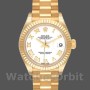 Replica Rolex Datejust 279178 Weißes römisches Zifferblatt geriffelte Lünette 28mm Lady Replica Uhr