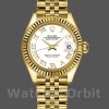 Replica Rolex Datejust 279178 Weißes römisches Zifferblatt Gelbgold 28mm Lady Replica Uhr Schlichte Schönheit