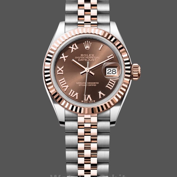 Replica Rolex Datejust 28 Chocolate Index Stahl & Roségold m279171 0009 Damenuhr Exklusives Design