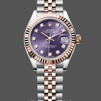 Replica Rolex Datejust 28 Oystersteel und Rose Gold m279171 0015 Lady Uhr
