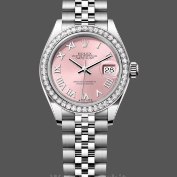 Replica Rolex Datejust 28 Pink Roman Jubilee 279384RBR 0005 Damenuhr