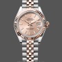 Replica Rolex Datejust 28 Edelstahl und Everose Gold 279171 0023 Rose Index Jubilee Damen Uhr