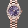 Replica Rolex Datejust 28mm Everose Gold m279135rbr 0020 Aubergine Diamond President Damen Uhr Perfekte Damen Uhr