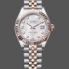 Replica Rolex Datejust 28mm Edelstahl und Everose Gold 279171 0013 Mop Diamond Jubilee Luxuriöse Optik