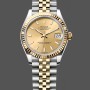 Replica Rolex Datejust 31 Champagner Zifferblatt 278273 0014 Damen Uhr