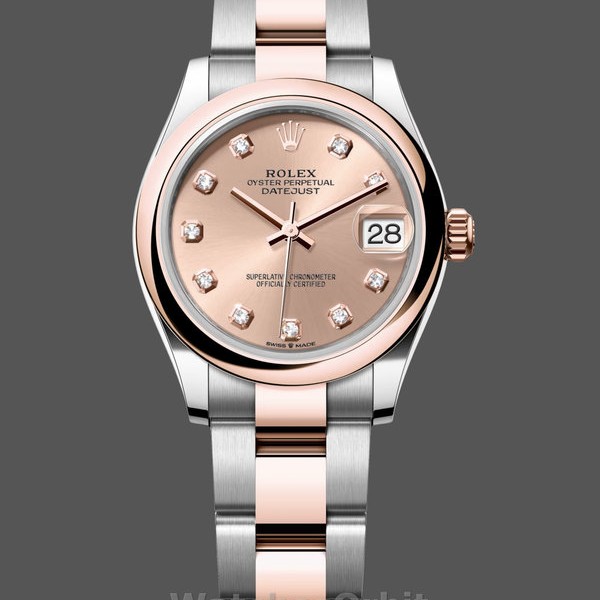 Replica Rolex Datejust 31 Everose Gold Rose Diamond Dial M278241 0023 Damen Uhr Schweizer Präzision