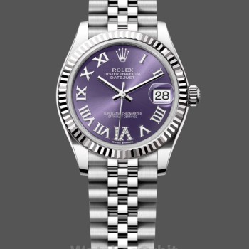 Replica Rolex Datejust 31 Purple Dial Jubilee Bracelet 278274 0026 Damenuhr
