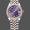 Replica Rolex Datejust 31 Purple Roman Diamond Dial Jubilee 278381RBR Schlichte Schönheit