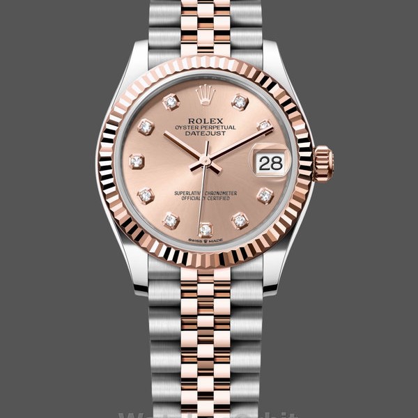 Replica Rolex Datejust 31 Rose Diamond Dial M278271 0024 Damenuhr Schlichte Schönheit