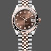 Replica Rolex Datejust 31 Edelstahl und Roségold Chocolate Diamond Dial m278341rbr 0028 Ideal für Damen