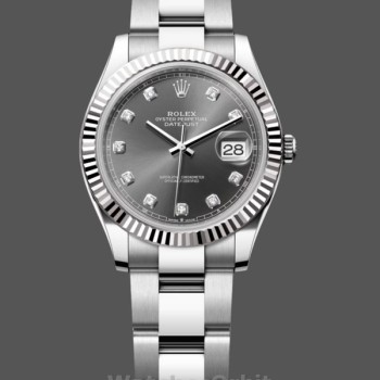Replica Rolex Datejust 31 Edelstahl und Weißgold Graues Zifferblatt M278274 Damenuhr