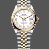 Replica Rolex Datejust 31 Edelstahl und Gelbgold Weißes Römisches Zifferblatt M278243 0002 Damenuhr Schweizer Präzision