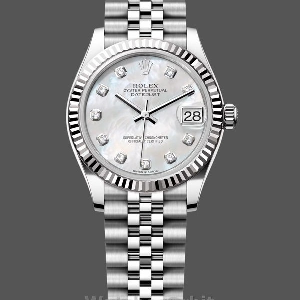 Replica Rolex Datejust 31 Stahl & 18K Weißgold 278274 0006 Damenuhr Moderne Replik