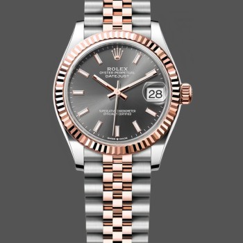 Replica Rolex Datejust 31 Two Tone Fluted Slate Jubilee 278271 0018