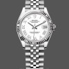 Replica Rolex Datejust 31 White Roman Dial Fluted Bezel Jubilee 278274 0010 Damen Uhr Schlichte Schönheit