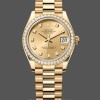 Replica Rolex Datejust 31 Gelbgold Champagner Zifferblatt 278288RBR 0005 Damen Uhr Moderne Replik