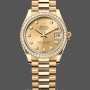 Replica Rolex Datejust 31 Gelbgold Champagner Zifferblatt 278288RBR 0005 Damen Uhr