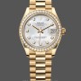 Replica Rolex Datejust 31 Gelbgold Mutterperlmutt Diamant Zifferblatt Diamant Lünette m278288rbr 0006
