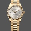 Replica Rolex Datejust 31 Gelbgold Silber Diamant Zifferblatt M278278 0034 Damenuhr Elegante Nachbildung