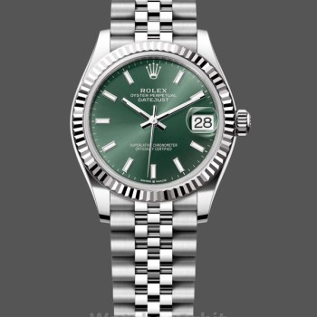 Replica Rolex Datejust 31mm Stainless Steel 278274 0018 Mint Green Index Jubilee