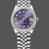 Replica Rolex Datejust 31mm Stainless Steel 278384RBR 0030 Aubergine VI Jubilee Damenuhr Zeitlose Schönheit
