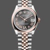 Replica Rolex Datejust 31mm Edelstahl und Roségold m278241 0030 Rhodium Roman VI Jubilee Wunderschönes Design